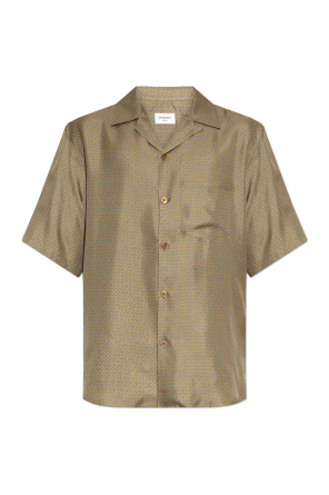 Silk short-sleeve shirt
